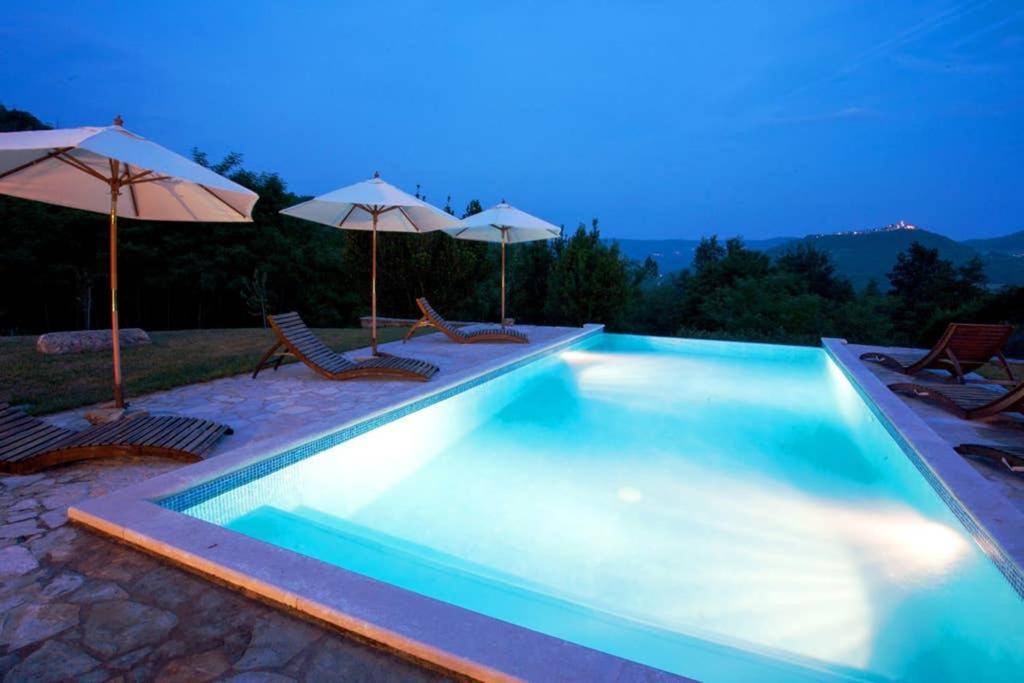 Villa Bazjaki - Beautiful Stone Villa In Istria With Private Pool Livade Exterior photo